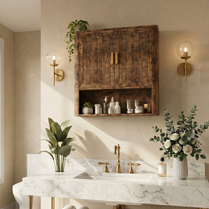 Bathroom Wall Cabinet shown in the Retro option