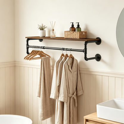 Wall-Mounted Clothes Rack for Organized Everyday Storage in Entryway detail image - detail view 10