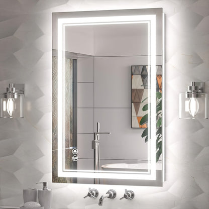 Wall-Mounted LED Bathroom Vanity Mirror with Anti-Fog Function detail image - detail view 5