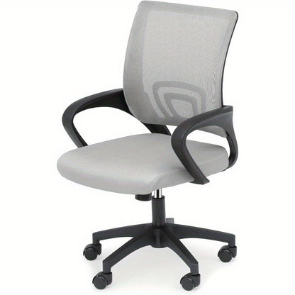 Office Chair shown in the Light Gray option