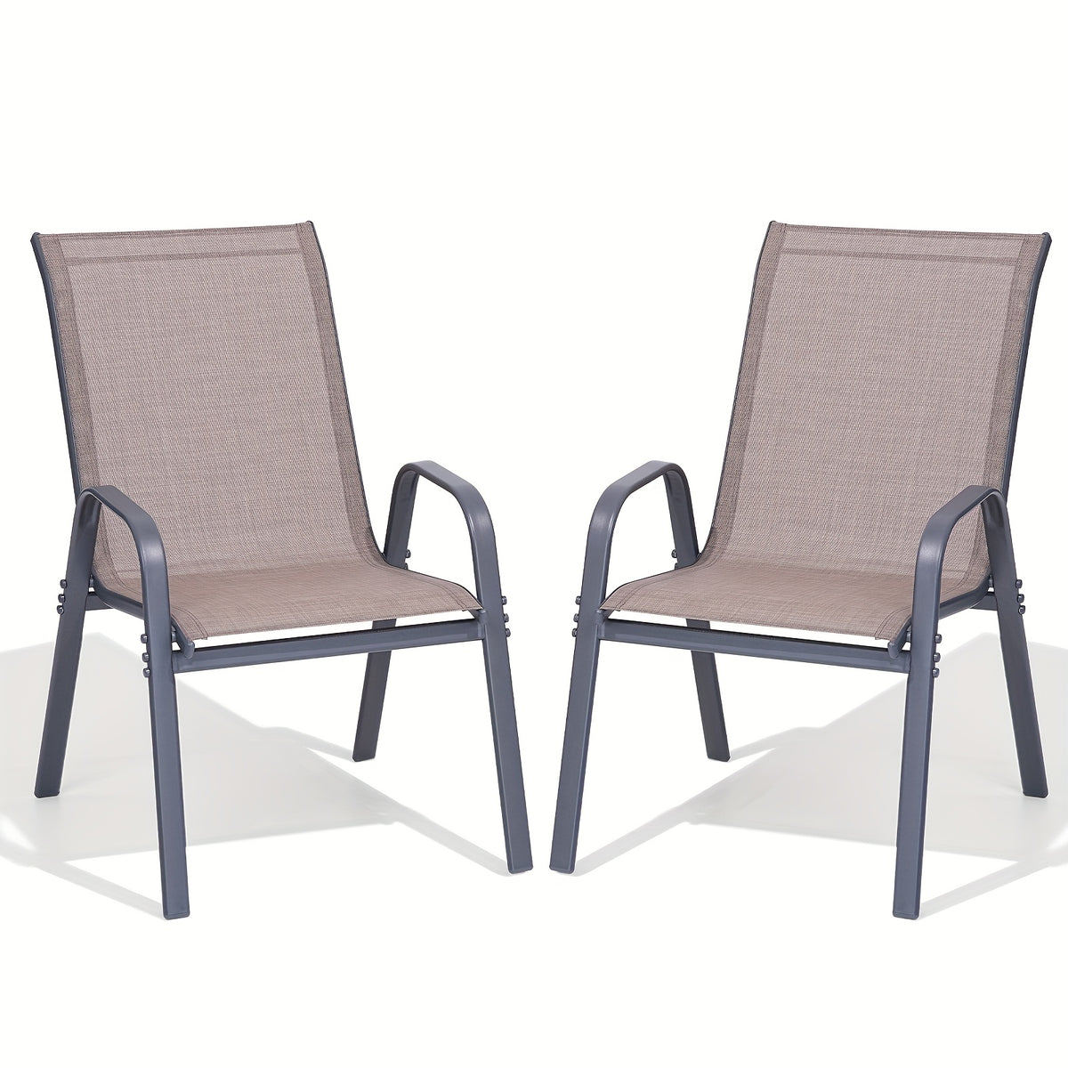 Outdoor Chair shown in the Brown, 2pcs option
