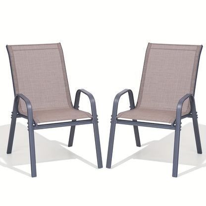 Outdoor Chair shown in the Brown, 2pcs option