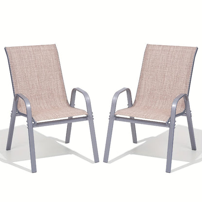 Wide Outdoor Chair with High Back and Multiple Color Options for Patio detail image - detail view 13