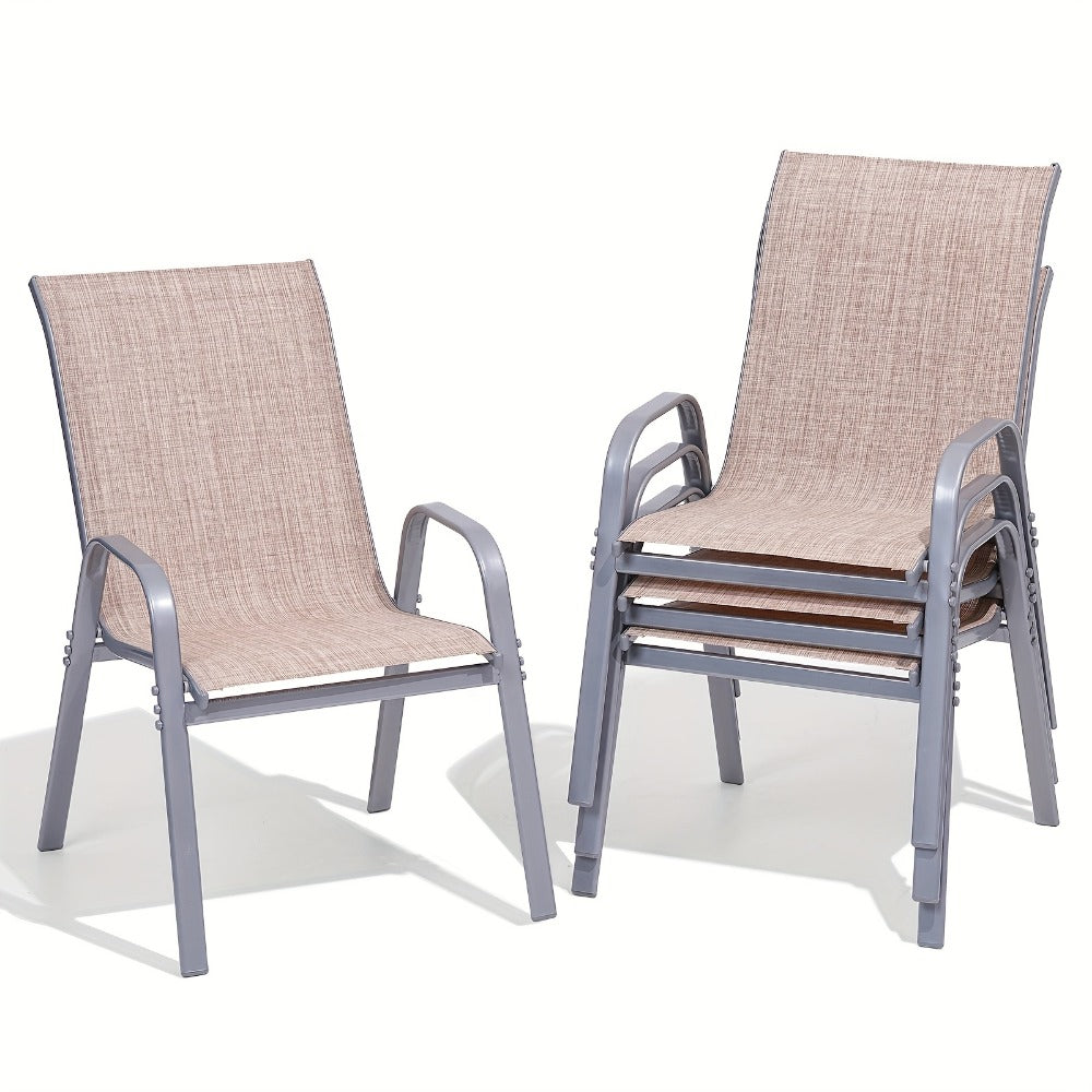 Wide Outdoor Chair with High Back and Multiple Color Options for Patio detail image - detail view 15