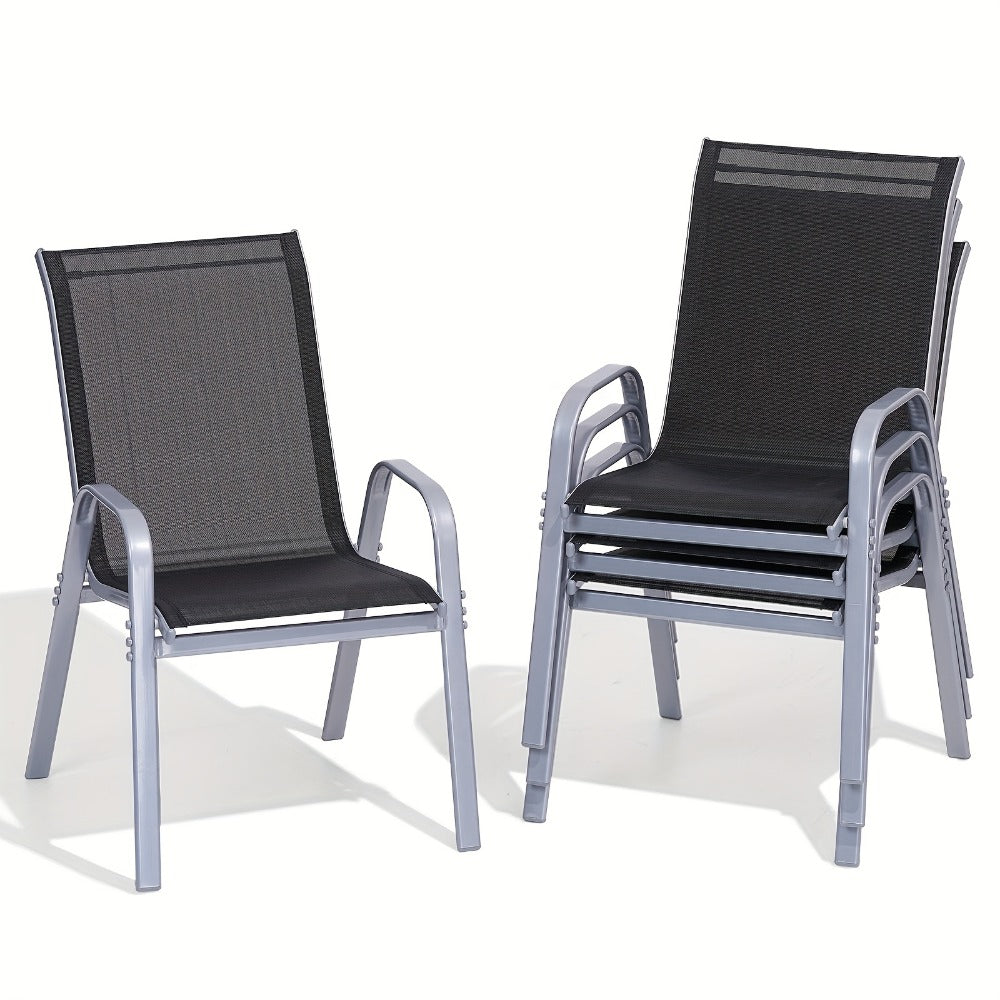 Wide Outdoor Chair with High Back and Multiple Color Options for Patio detail image - detail view 19
