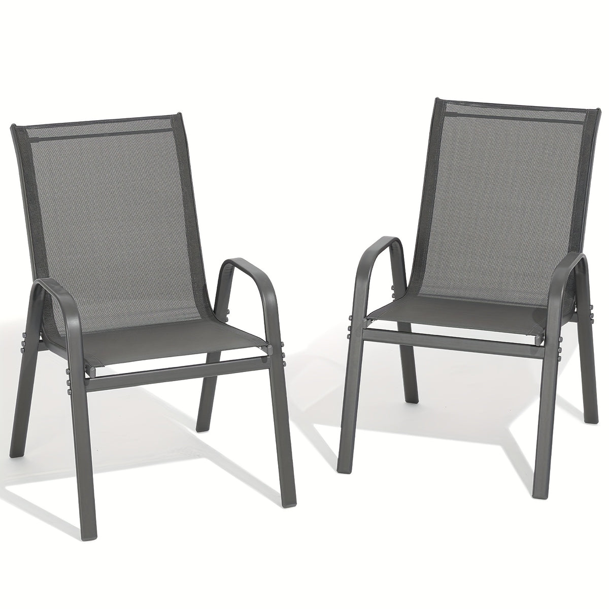 Outdoor Chair shown in the Grey, 2pcs option