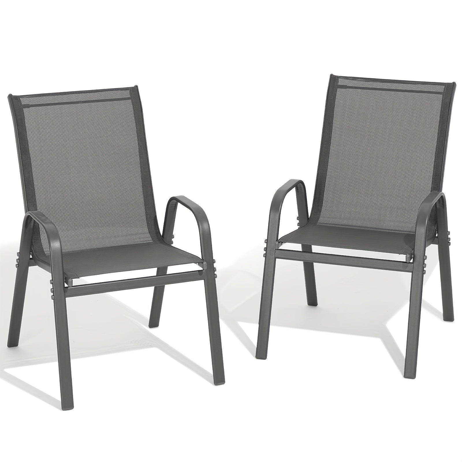 Outdoor Chair shown in the Grey, 2pcs option