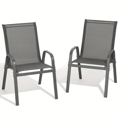 Outdoor Chair shown in the Grey, 2pcs option