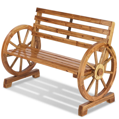 Outdoor Bench shown in the Light Carbonized Color option