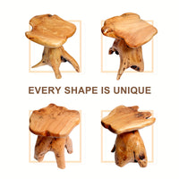Fir solid wood stool