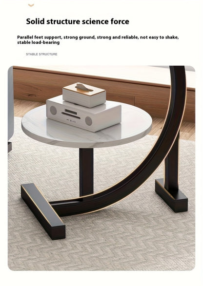 Wrought Iron Metal Side Table, Small Accent Table for Work, Display, and Everyday Use detail image - detail view 18
