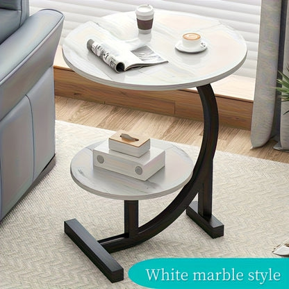 Wrought Iron Metal Side Table, Small Accent Table for Work, Display, and Everyday Use detail image - detail view 3