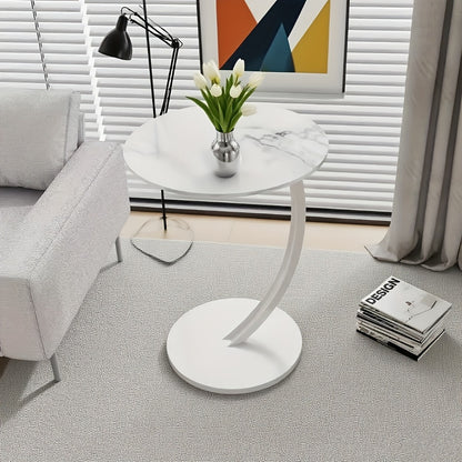 Wrought Iron Metal Side Table, Small Accent Table for Work, Display, and Everyday Use detail image - detail view 7