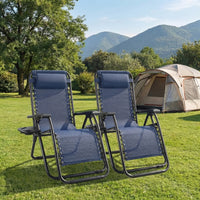 2*Blue Recliner
