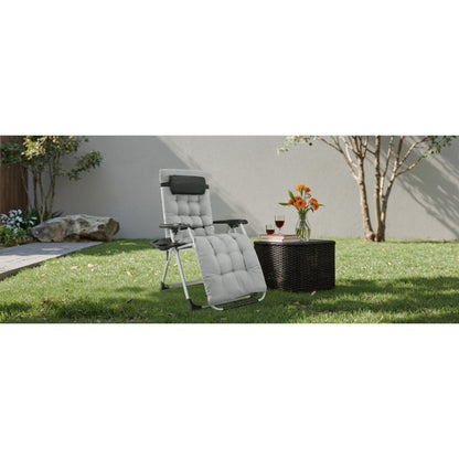 Zero-Gravity Foldable Zero Gravity Recliner with Cup Holder and Removable Cushions detail image - detail view 13