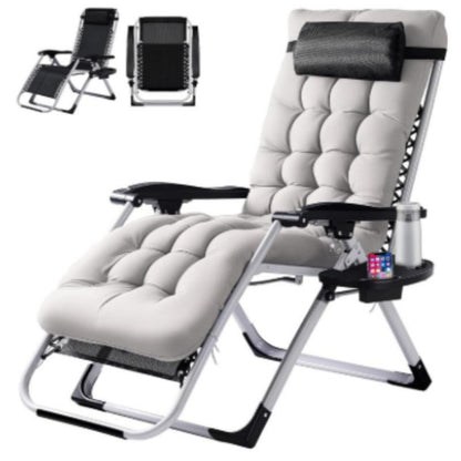 Zero-Gravity Foldable Zero Gravity Recliner with Cup Holder and Removable Cushions detail image