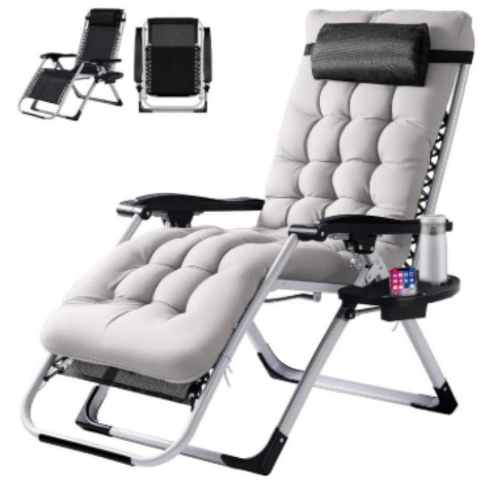 Zero-Gravity Foldable Zero Gravity Recliner with Cup Holder and Removable Cushions detail image - detail view 5