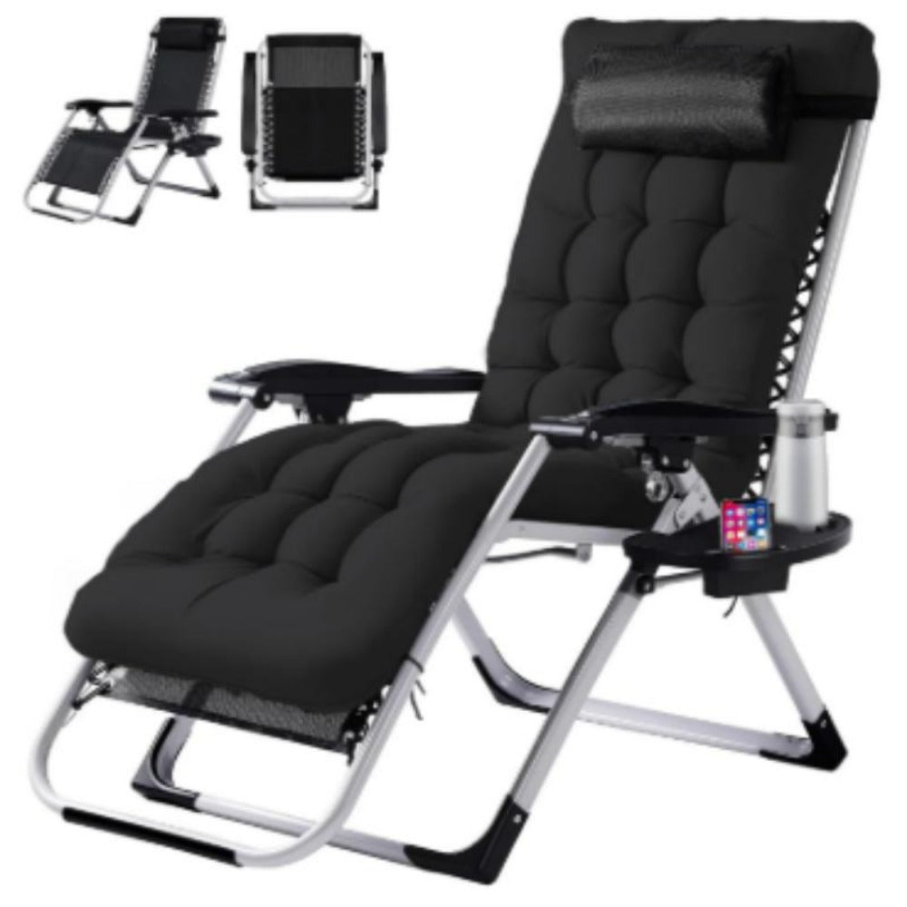 Zero Gravity Recliner, Zero Gravity Chair Foldable Recliner with Headrest Cup Holder Tray shown in the main product view