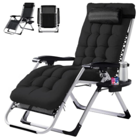 Zero Gravity Recliner, Zero Gravity Chair Foldable Recliner with Headrest Cup Holder Tray shown in the main product view